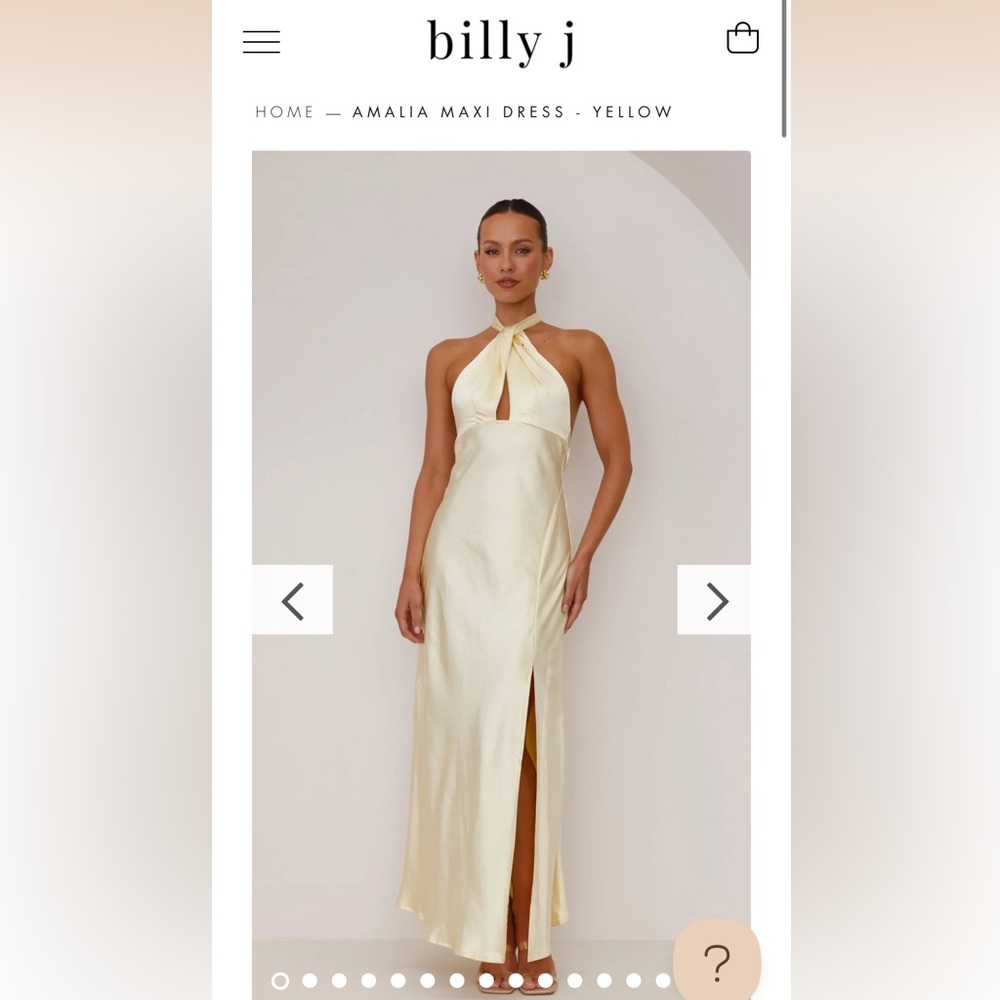 Yellow Bridesmaid dress